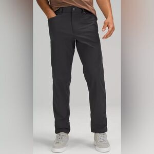 Lululemon Men’s ABC Classic-Fit 5 Pocket Obsidian Pant 32L Warpstreme Size 34